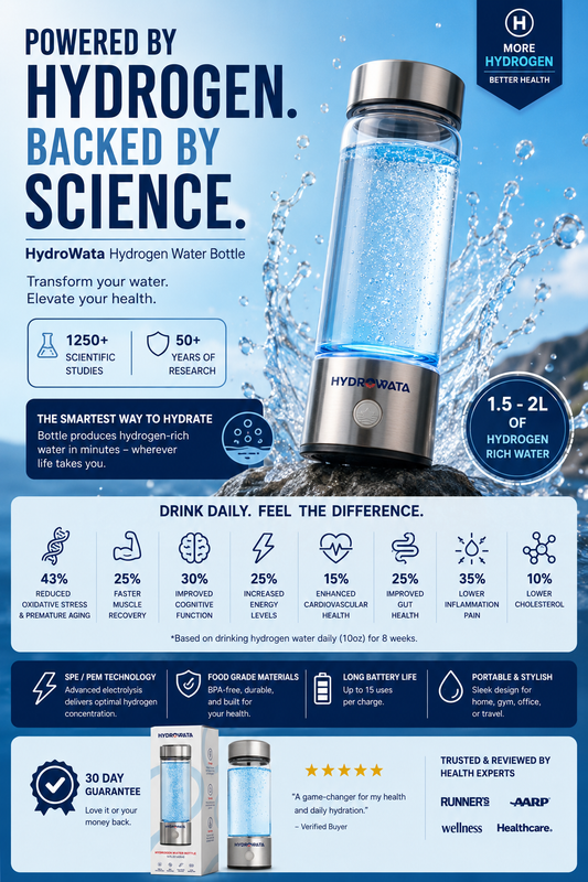 HydroWata™ Hydrogen Water Bottle